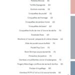 Menu El CIELO LOUNGE Rabat June 2023 542115